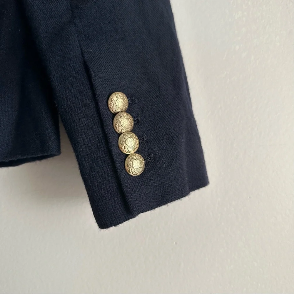J. Crew •‎ Schoolboy Wool Blazer in Navy